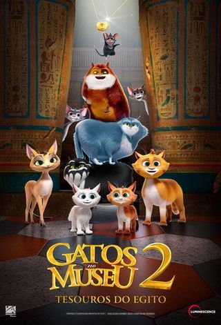 Pôster de Gatos no Museu 2: Tesouros do Egito