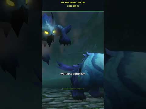 Miniatura do vídeo My beta character on October 21 #WoWForever #Shorts no YouTube