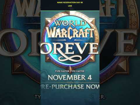 Miniatura do vídeo Name reservation day be like #WoWForever #Shorts no YouTube